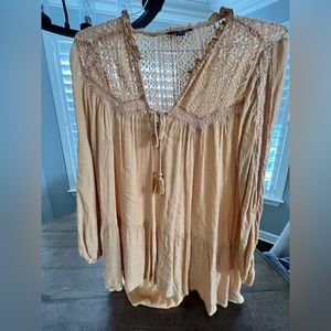 AE tunic mustard top